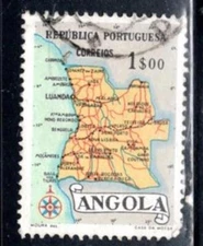 PORTUGAL PORTUGUESE ANGOLA  STAMPS  USED    LOT 1201AK
