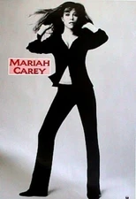 MARIAH CAREY POSTER Black & White Shot HOT SEXY 24x36 - PRINT IMAGE PHOTO