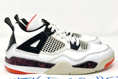 Nike Air Jordan IV 4 Pale Citron 2019 Retro PS Preschool BQ7669-116 sz 1.5Y