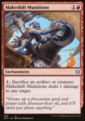 MTG Magic the Gathering Makeshift Munitions (348/496) Jumpstart NM