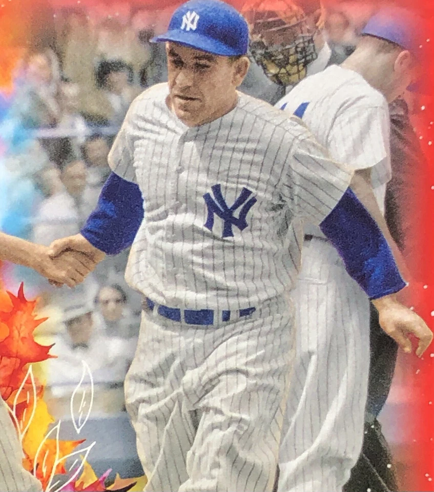 2024 Topps Yogi Berra “AUTUMN TALES” /10 RED SSP No. AT-40 🍁 HALL OF FAME ⚾️ - Image 4 of 4