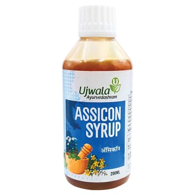 Ujwala Ayurvedashram Assicon Syrup 200 Ml For Acidity & Gases