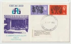 1/9/1965 UK GB FDC - Commonwealth Arts - Othello - Bournemouth-Poole FDI P/M