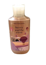 BATH  BODY WORKS SHOWER GEL ALOE VITAMIN E BODY WASH BERRY WAFFLE CONE 10oz NEW