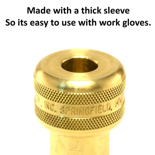 1/4 Female NPT 1/4 Industrial Quick Coupler Air Hose Fittings M Style Type - Picture 2 of 6