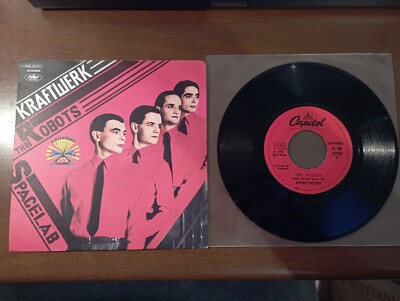 KRAFTWERK - THE ROBOTS / SPACELAB - 45 Umdrehungen 7'' Italy