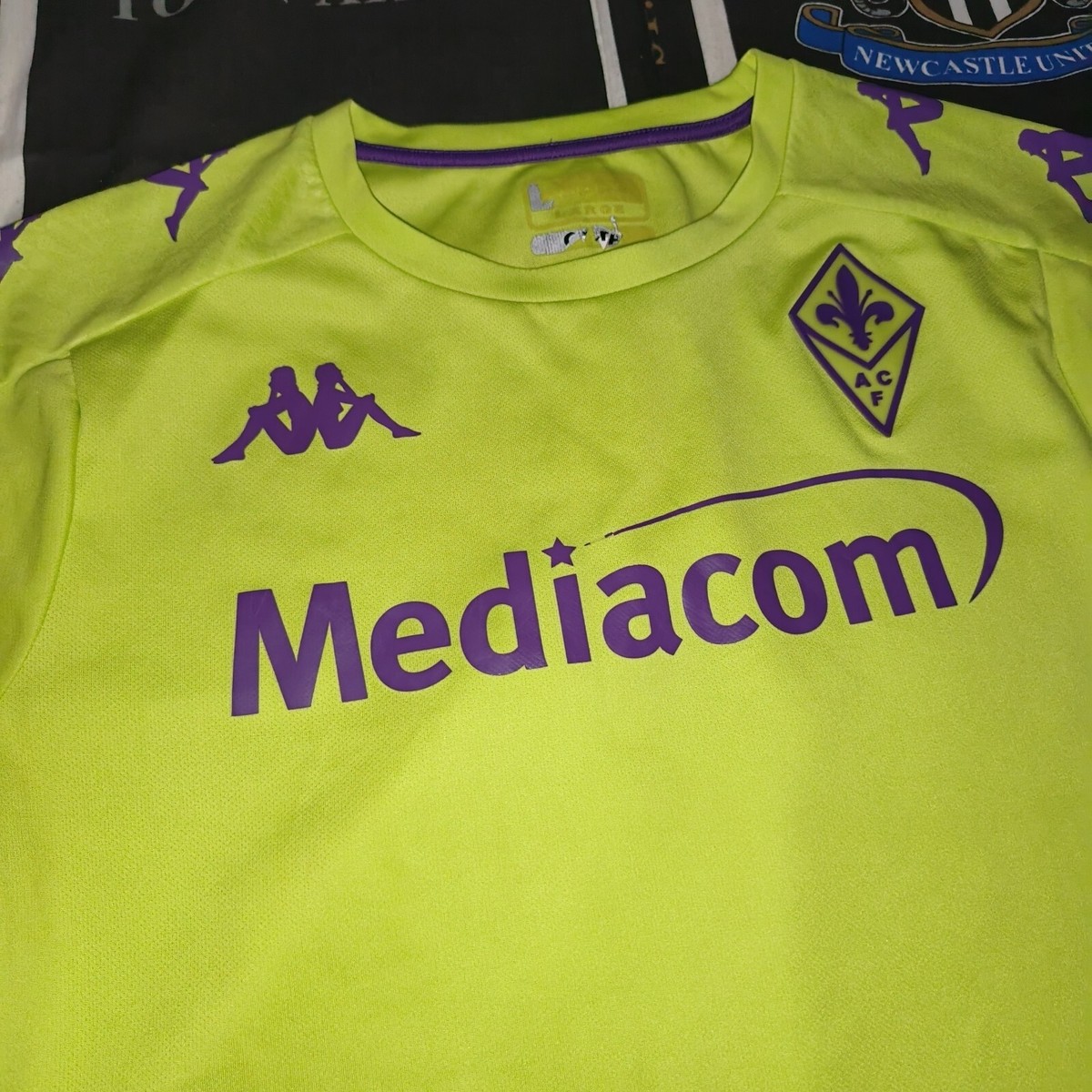 Fiorentina Training Football Shirt Jersey 2021 2022 Kappa Size L