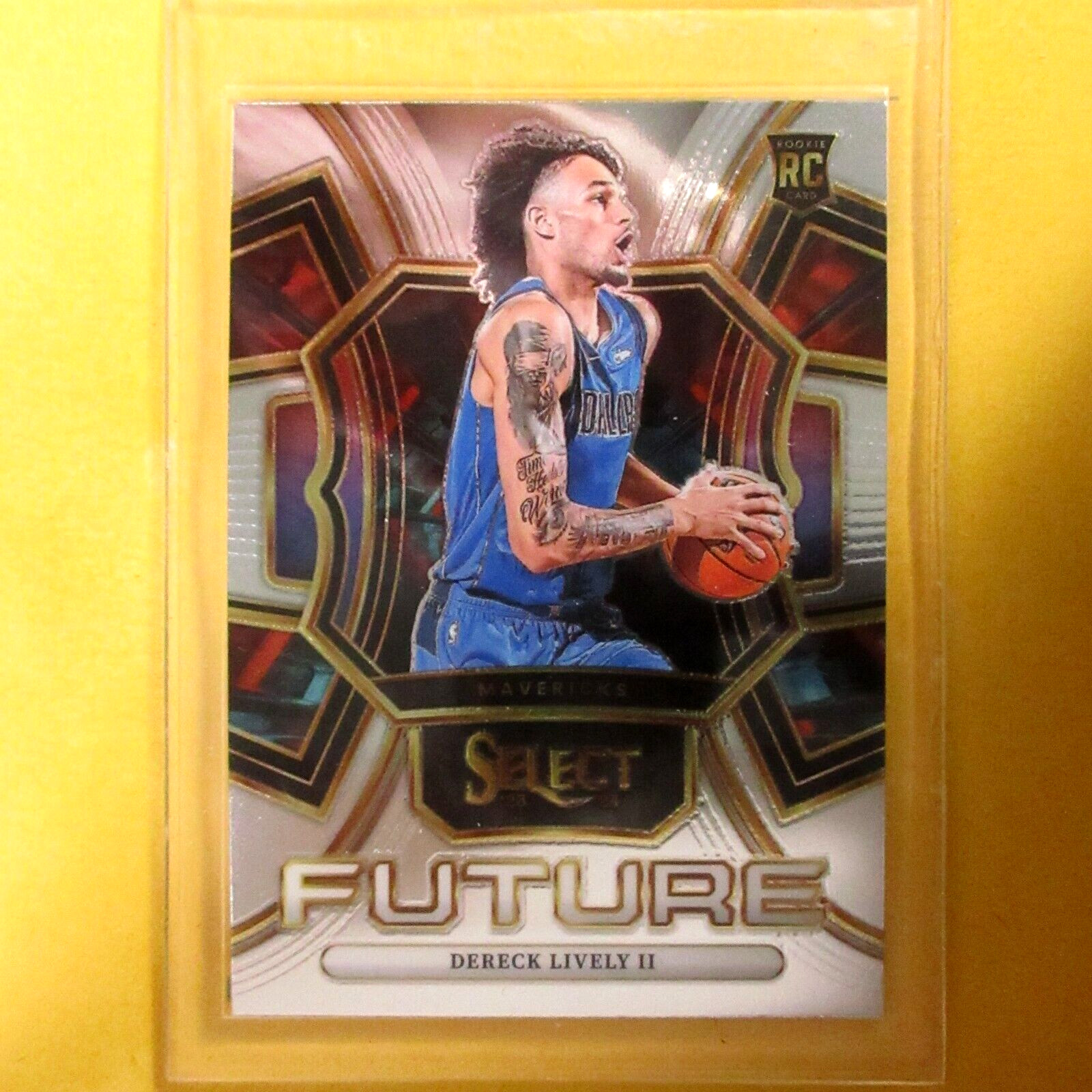 DERECK LIVELY II  2023-24 ROOKIE Panini Select FUTURE #24  Dallas Mavericks