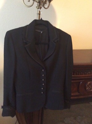 Elie Tahari jacket/ blazer with chiffon trim.NEW (CC Style)