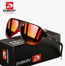DUBERY Men Polarized Sports Sunglasses Pilot Outdoor Driving Riding Glasses New