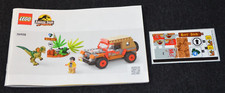 76958 INSTRUCTION BOOKLET ORIGINAL STICKERS ONLY Set 76958 Lego Jurassic