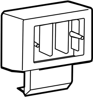 Adaptateur Legrand 647954 – Boîte DLP 6-7m Pour Minichamps, Blanc