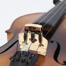 Metal Violin Mute Silencer Red Copper for 1/2 3/4 4/4 Violins 76g