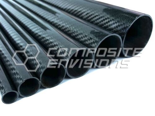 Tube En Fibre De Carbone 6mm X 4mm X 200mm - 2 Pièces Pour Drones Et Modélisme