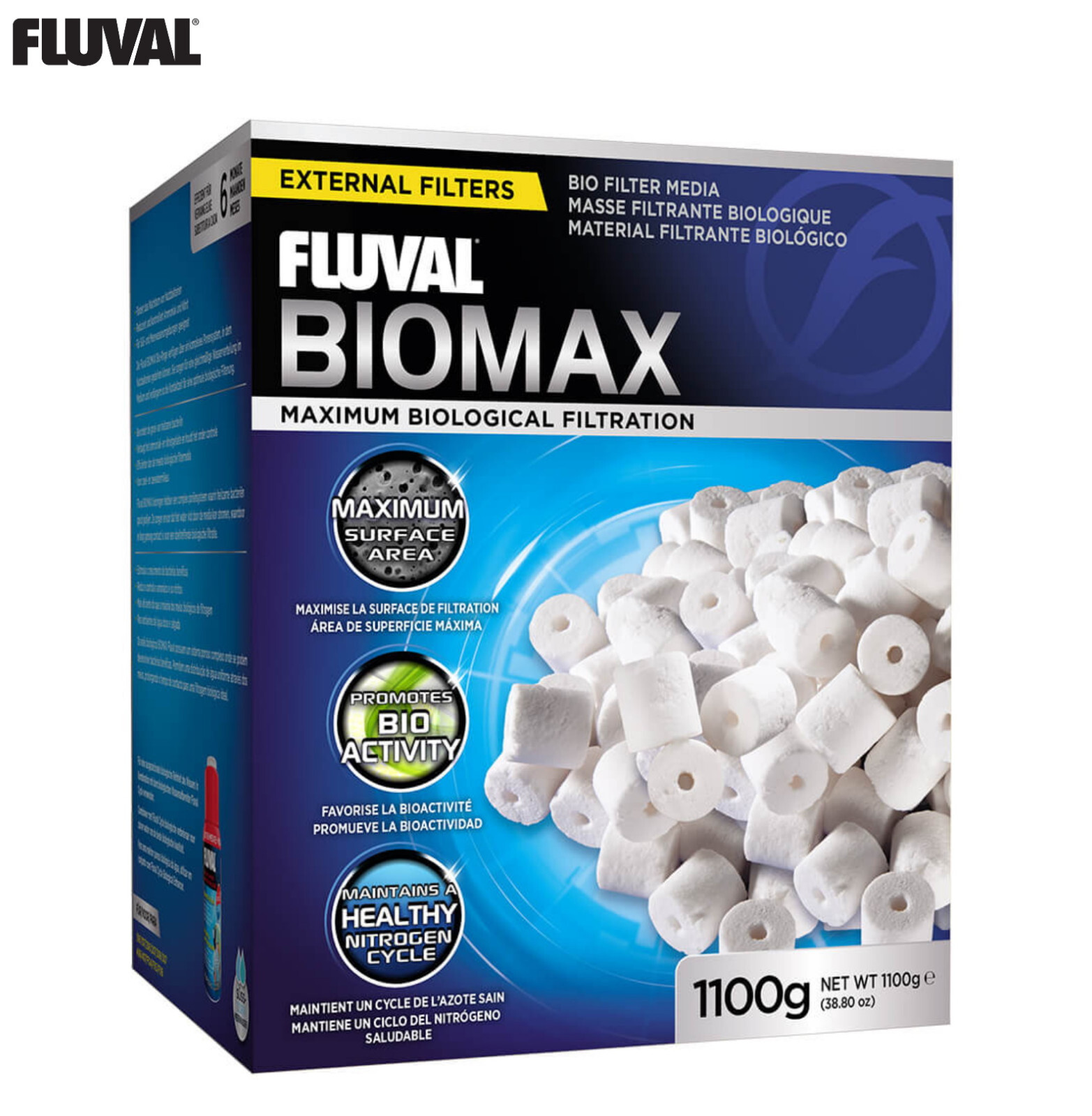 FLUVAL BIOMAX MAXIMUM AQUARIUM FISH TANK BIOLOGICAL FILTRATION MEDIA 1100G