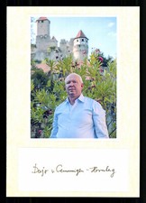 Dajo von Gemmingen Hornberg właściciel zamku oryginalny podpisany + G 42955