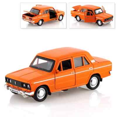 VAZ 2106 Metal Model Diecast Car Scale, Collectible Toy Cars, Russian Ferrari