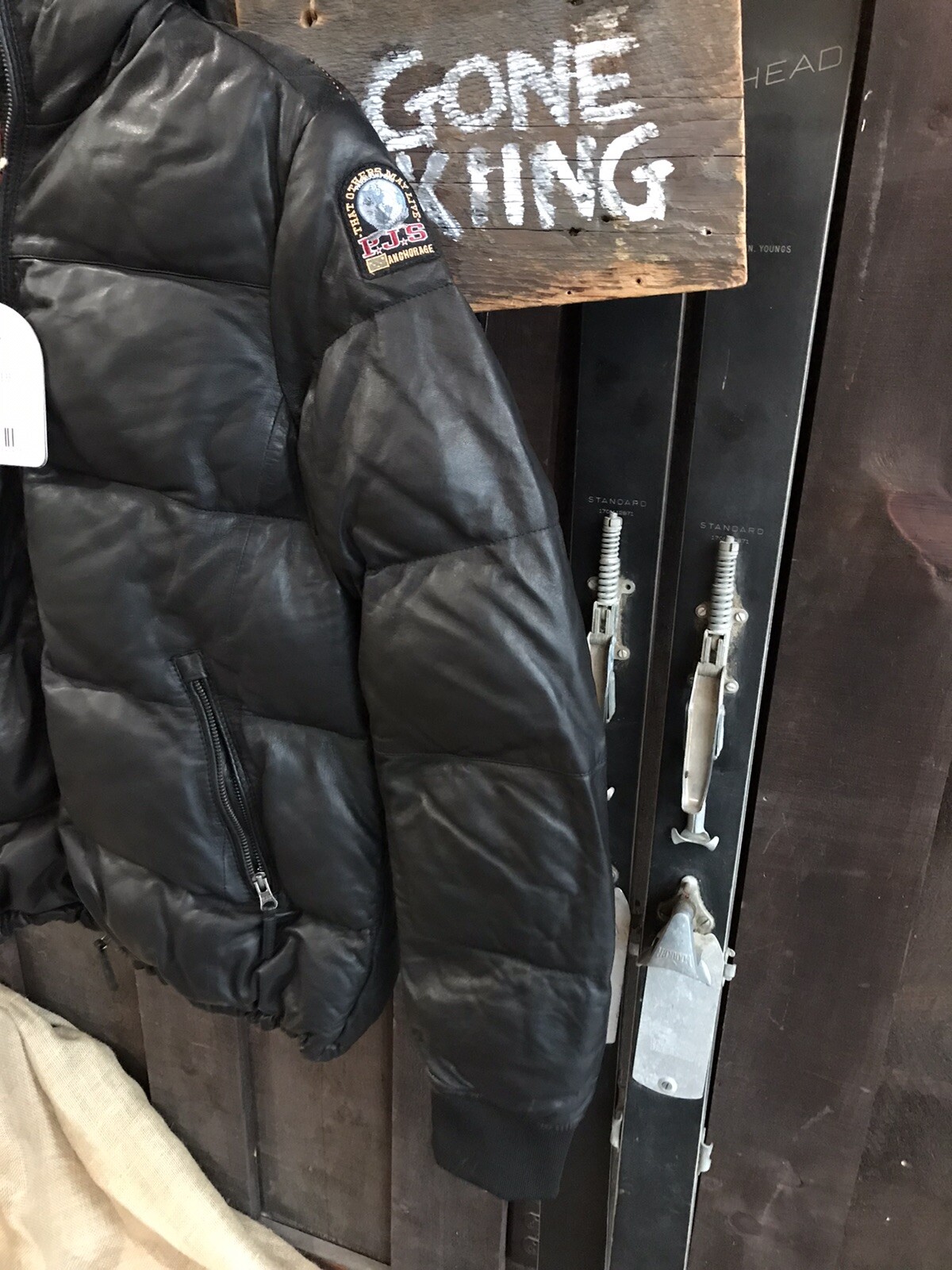 Parajumpers Scarlet Leather Fur Jacket 