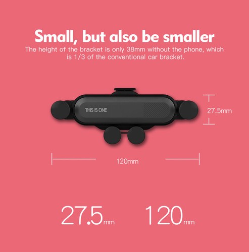 SUPPORT VOITURE UNIVERSEL SMARTPHONE TELEPHONE APPLE SAMSUNG THE ONE.. - Photo 3/12