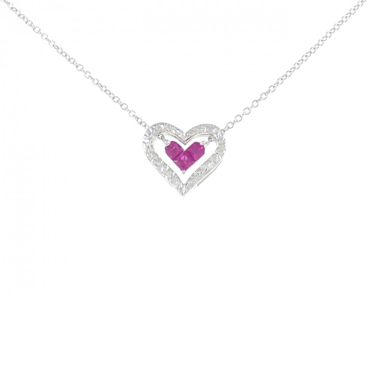 Authentic STAR JEWELRY mySterious Heart Necklace 0.13CT #260 Authentic STAR JEWELRY mySterious Heart Necklace 0.13CT #260