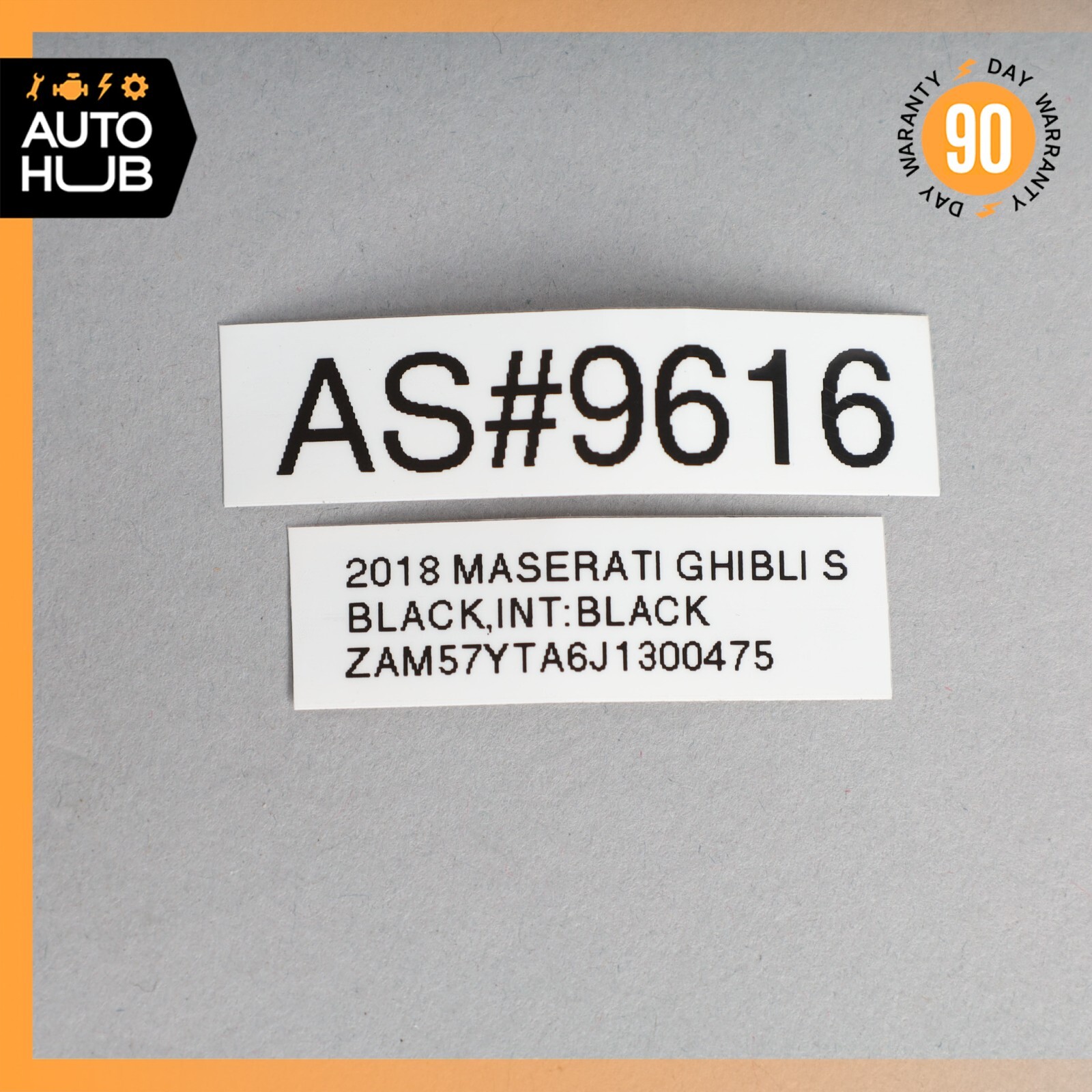 17-22 Maserati Ghibli M157 Trunk Lid Tailgate Hatch Handle Black OEM 41k