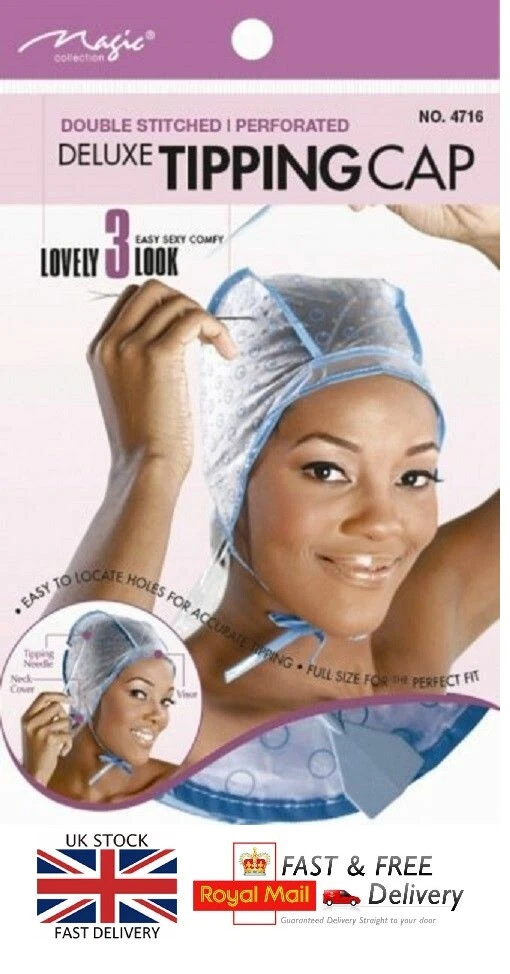 MAGIC HAIR HIGHLIGHTING TINTING FROSTING TIPPING CAP WITH NEEDLE 4716