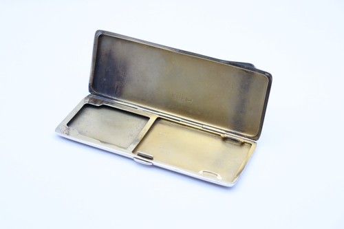 Rare Antique Silver Ladies Cigarette Vesta Case Combo Hallmarked Birmingham 1935 - Picture 5 of 12
