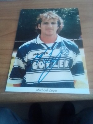 MSV Duisburg Michael Zeyer -Originalautogramm-
