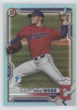 2021 Bowman Draft 1st Edition Sky Blue Foil Ryan Webb #BD-57 0c6