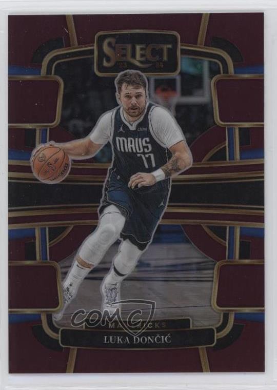 2023-24 Panini Select Concourse Maroon Prizm 53/175 Luka Doncic #51 hs9