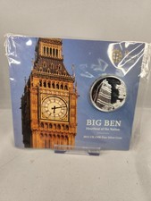 2015 Big Ben £100 Fine Silver Coin UK BU In Sealed Packet Mint Condition