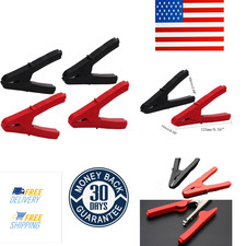100A Heavy-Duty Insulated Alligator Clips 125mm Long Battery Alligator