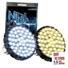 Motorcycle 1157 LED Turn Signals, White  Amber Bright 1157 48white  48amber