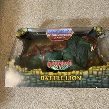 MASTERS OF THE UNIVERSE MOTU CLASSICS BATTLE LION BATTLE CAT