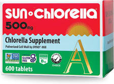 Sun Chlorella 500Mg Whole Body Wellness Green Algae Superfood Supplement - Immun