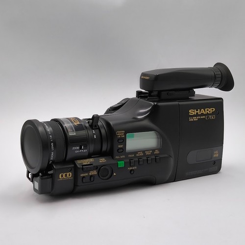 Sharp VL-C760 S 12x Zoom Video Filmkamera Defekt Zur Ersatzteilgewinnung
