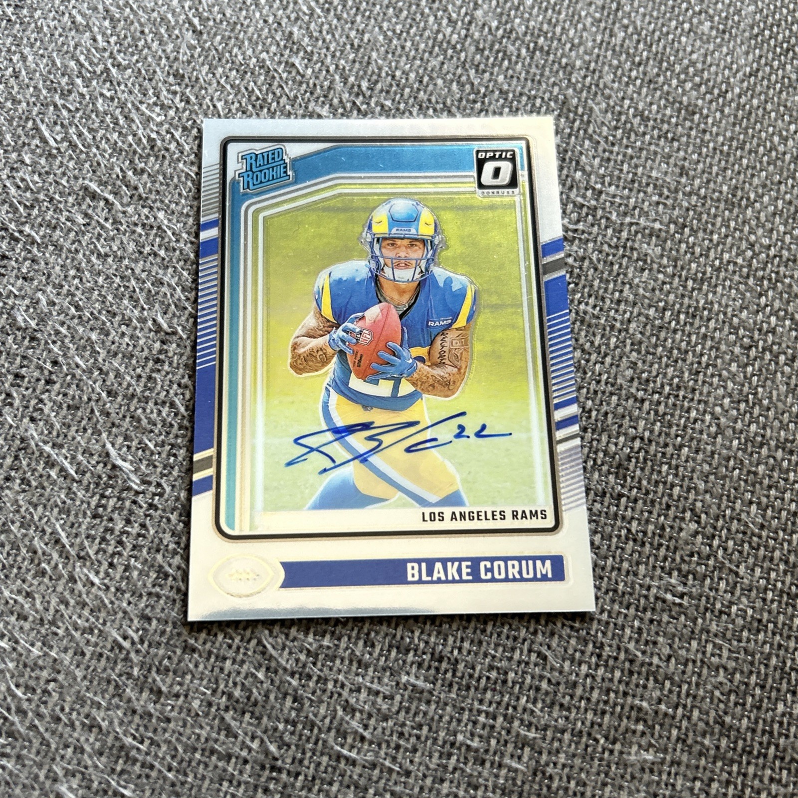 BLAKE CORUM 2024 Optic 💥#’d 310/325💥Rated rookie Auto