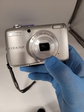 Nikon COOLPIX L26 16.1MP Digital Camera - Silver Tested Video Read 2GB Memory