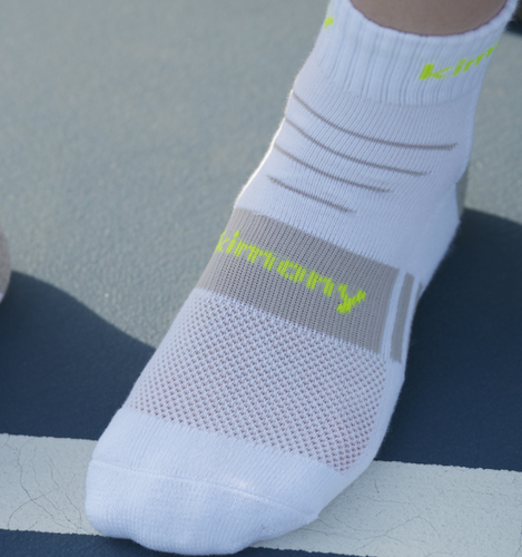 Kimony Men’s Mid Crew Sports Socks 5 Pairs White NWT KSSN501-M6 - Picture 5 of 6