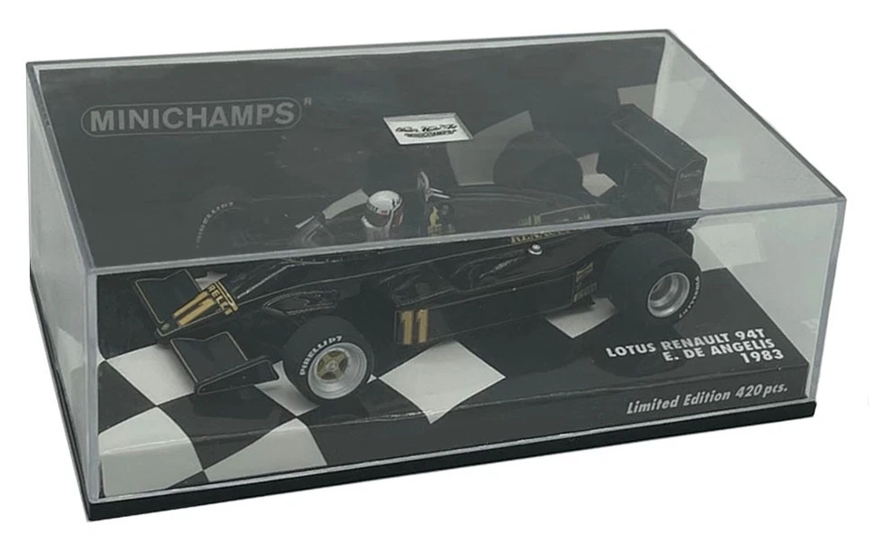 Minichamps Lotus Renault 94T 1983 - Elio De Angelis 1/43 Scale - Image 3 of 4