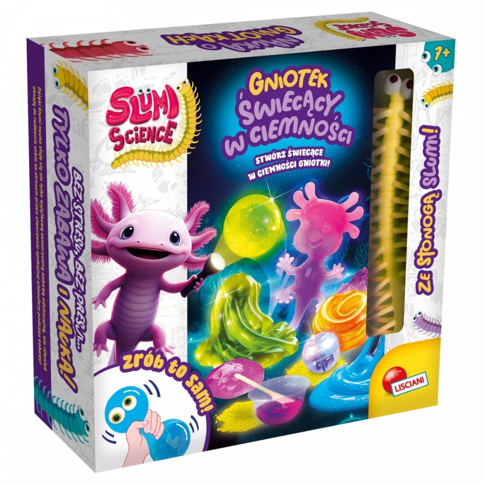 8008324113002 Set Slumi Science - Glowing stress ball in Lisciani