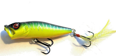 Megabass Pop-X Wobbler, Popper, Topwater, Oberflächenköder, 6,4cm, Floating
