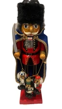 Timeless Treasures 15" Nutcracker Individually Crafted With Mini Nutcrackers