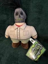 NWT Very Rare Beetlejuice Bob Shrunken Head Plush Toy Factory 7”