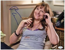 Patricia Clarkson Signed Autographed 11x14 Purple Lace Bra Photo ACOA