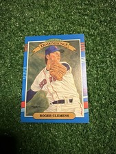 1991 Donruss Baseball Roger Clemens Diamond Kings #9 Boston Red Sox AQ1