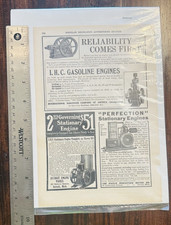 POPULAR MECHANICS Advertising Section Page 134 IHC & Detroit Gasoline Engines