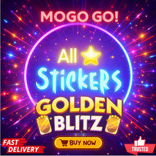 GOLD1-6 / PARTNERS Avaiable MOGO Stickers For Monopoly Go/ SUPER FAST DELIVERY