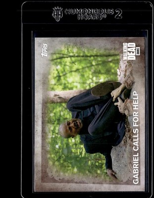 2016 Topps The Walking Dead Season 5 #8 Gabriel Calls for Help