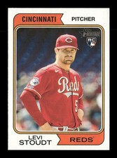 2023 Topps Heritage #591 Levi Stoudt Cincinnati Reds